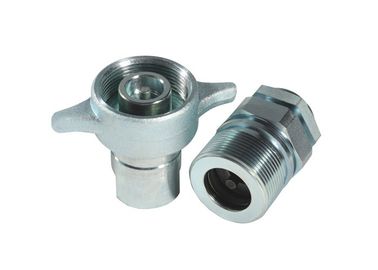 3/4" Steel Hydraulic Threaded Quick Connect Under Pressure Screw Compatible With FASTER CVE Series