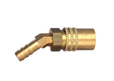 Moldmate Series Angled Hose Barb Coupler 1/4"-3/4" For Mold Coolant